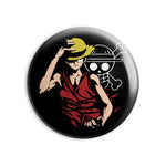 Anime - One Piece Pack of 4 Pin Badges