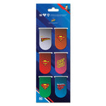 DC Comics - Superman Design Pack of 6 Magnetic Bookmarks