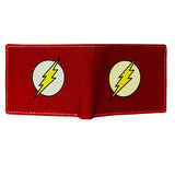 DC Comics Flash P .U (Artificial Leather) Bifold Wallet