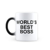 The Office - World's Best Boss Design Heat Sensitive Magic Coffee Mug