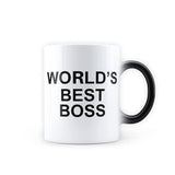 The Office - World's Best Boss Design Heat Sensitive Magic Coffee Mug