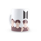 BTS -  All Members Sketch Coffee Mug