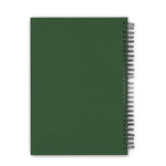 Dark Green Colour Ruled A5 Wiro Bound Notebook