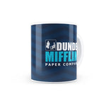 The Office - Dunder Miflin Blue Logo Design Ceramic Coffee Mug