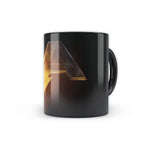 DC Comics - Black Adam Logo Design Premium Black Patch Coffee Mug