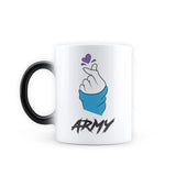 BTS - Army Fangirl Design Heat Sensitive Magic Coffee Mug