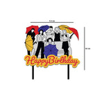 Friends TV Show Umbrella design Cake Topper Friends  for Friends Fans