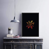 Anime - Naruto's 8 Trigrams Seal Poster