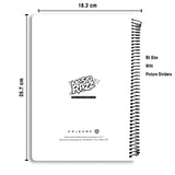 Harry Potter - Infographic Red B5 Notebook