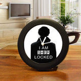 Sherlock Holmes TV Series I am Sherlock  Table Clock