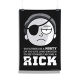Rick and Morty - Diemorty Design Wall Poster