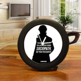 Sherlock Holmes TV Series Table Clock of Sociopath
