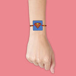 DC Comics - Set Of Superman Logo Coffee Mug & Designer Rakhi