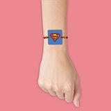 DC Comics - Set Of Superman Logo Coffee Mug & Designer Rakhi