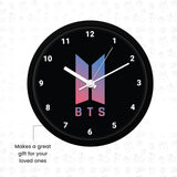BTS - Gradient Logo Design Wall Clock