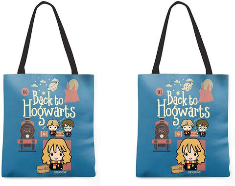 Harry Potter Pack of 2 Back To Hogwarts  Canvas Handbag