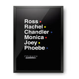 Friends: The Reunion - All Characters List (B) Poster