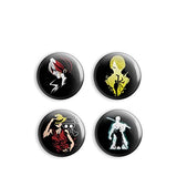 Anime - One Piece Pack of 4 Pin Badges