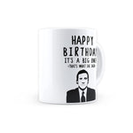 The Office - Happy Birthday Design Ceramic Coffee Mug