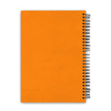 Vivid Orange Color A5 Ruled Wiro Notebook