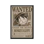 One Piece Monkey D Luffy Wanted Poster