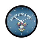 DC Comics Wonder Woman Fight Like A Girl Wall Clock