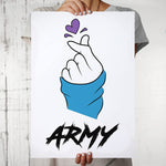 BTS - Army Fangirl Design Wall Poster