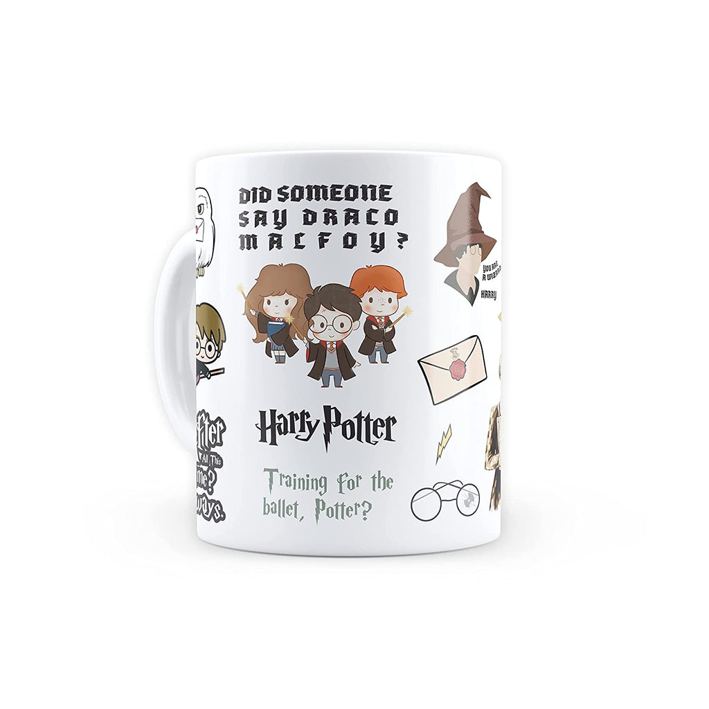 Tasse Harry Potter personnages chibi sur Cec Design