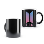 BTS - Gradient Logo Design Heat Sensitive Magic Coffee Mug