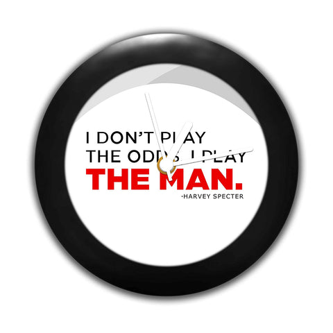 Suits TV Series - Play The Man Table Clocks