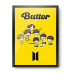 BTS - Butter Chibi Design Wall Poster