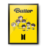 BTS - Butter Chibi Design Wall Poster