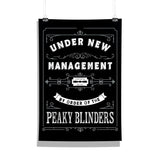 Peaky Blinders - Under New Management Design Wall Poster