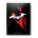 The Batman - Batarang Red Design Wall Poster