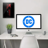 The Batman - Red Hero Design A4 Size Wall Decor Poster (With Frame)