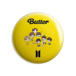 BTS Band - Combo Pack of 4 Button Badges