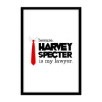 Suits TV Series Beware Harvey Specter Poster