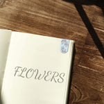 Flower Design Pack of 6 Magnetic Bookmarks