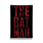 The Batman - Red Vengeance Design A4 Size Wall Decor Poster (With Frame)