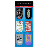 Friends TV Series Magnetic Bookmarks - Pack of 6