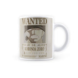 Anime-One Piece Roronoa Zoro Wanted Poster - Coffee Mug