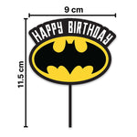 DC Comics - The Batman Logo Happy Birthday Cake Topper