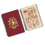 Harry Potter Pack of 2 (Infographic Red + Gryffindor) A5 Notebook