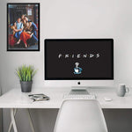 Friends TV Series - On The Couch Poster A4 With Frame