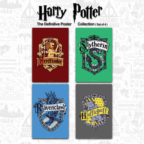 Harry Potter - Combo Pack of 4 A3 Wall Posters Without Frame