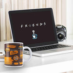 FRIENDS Orange Infographic - Heat Sensitive Magic Mug
