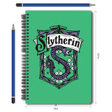 Harry Potter combo set ( 1 Slytherin A5 Notebook and 1 Magnetic Bookmark )