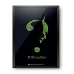 The Batman - To the Batman Riddler Design A4 Size Wall Decor Poster (With Frame)