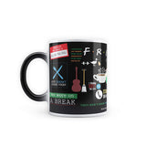 Friends TV Series - Infographic Heat Changing Coffee Mug