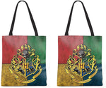 Harry Potter Pack of 2 House Crest Multicolor  Canvas Handbag